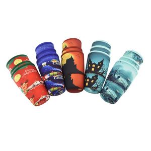 Funda de Neopreno Aislante e Impermeable para Latas con Diseño Navideño, Patrón Impreso Personalizado, Marca OEM - Product Image 6