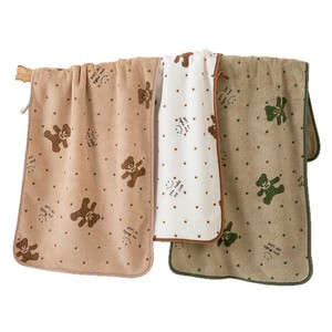 Serviettes de bain Fuen Textile Little Bear 70x140cm en polaire corail, douces et absorbantes, pour enfants, pour la maison ou en cadeau - Product Image 5