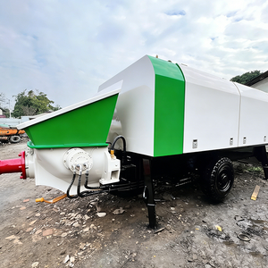 Bomba de Concreto Hidráulica Móvil Eléctrica de 30KW, Montada en Remolque de Camión, Precio de Maquinaria Diésel - Product Image 5