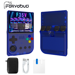 Console de jeu portable rétro F35V, écran IPS 3,5 pouces 640x480, lecteur de jeu portable 4000mAh, 20000 jeux intégrés <span class=keywords><strong>N64</strong></span>/SFC/PS - Product Image 1