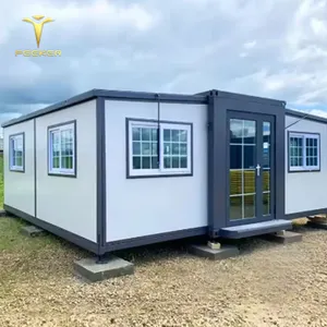 Shipping Container Homes With 40 Feet Houses, Expandable Toilet, Dorm And Sandwich Panel