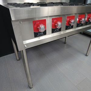 VICTORY Commercial en acier inoxydable Kwali Range 4 brûleurs à gaz SS Cuisinière spéciale pour autres fournitures d'hôtel et de restaurant - Product Image 3