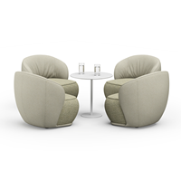 Grands Furniture - Mobilier design moderne - Canapés individuels en tissu coloré - Chaise de salon - Fauteuil de détente - Chaises en tissu avec accoudoirs