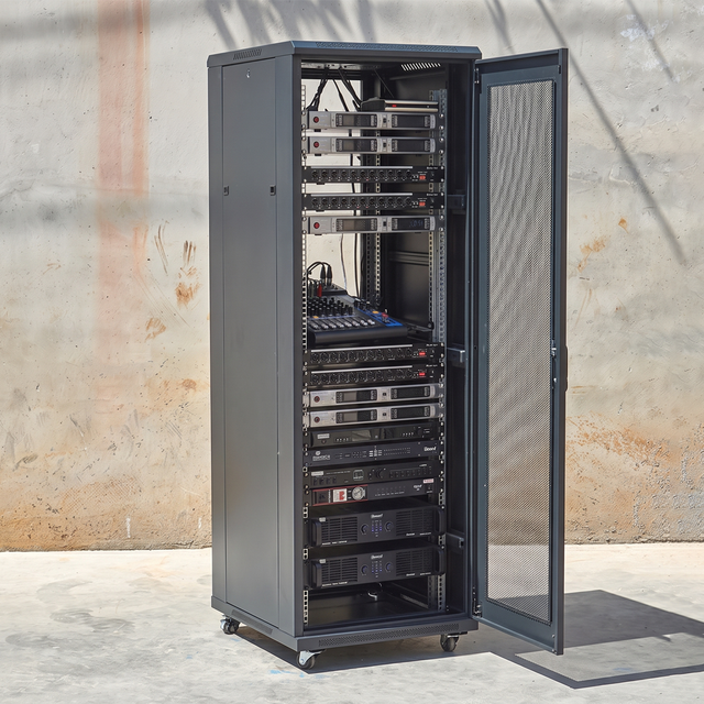 42U Floor Standing Server Rack Cabinet 600x1000mm 19 Inch Perforated Mesh Door Network Enclosure Data Center Colocation in Stock
