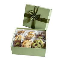 Boîte cadeau de luxe personnalisée avec logo imprimé, couvercle et base, pour bonbons, biscuits, chocolats, avec séparateur en plastique