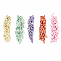 Litière pour chat en papier coloré OEM 7L, emballage personnalisé, litière pour chat en granulés de papier biodégradable pour les marques animales mondiales
