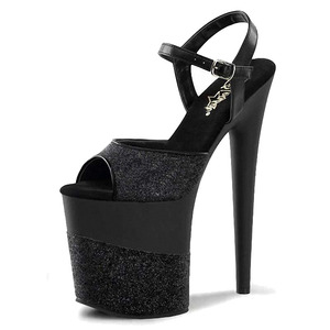 Black glitter regina banchetto che perde punta degli alti talloni T-stadio esposizione di modello di modo di alta <span class=keywords><strong>tacchi</strong></span> di grandi dimensioni alti talloni delle donne - Product Image 1