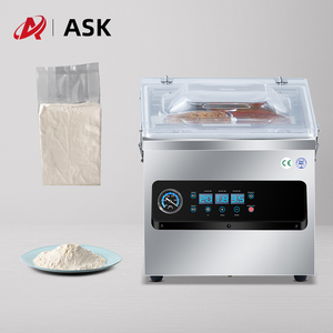 Machine d'emballage multifonctionnelle de bureau à couvercle rabattable, scelleuse sous vide électrique en acier inoxydable pour textiles et bois - Product Image 2