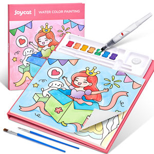 Juegos de Pintura de Acuarela con Temática de Princesas Joycat para Niños de 3 a 8 Años, Libro de Dibujo de Arte y Regalo, Juguetes Educativos Preescolares - Product Image 1