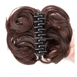 WE05 mat haute température Fiber soie disque cheveux ornement griffe carte bourgeon boucles cheveux <span class=keywords><strong>Chignon</strong></span> pour <span class=keywords><strong>mariage</strong></span> femmes cheveux - Product Image 3