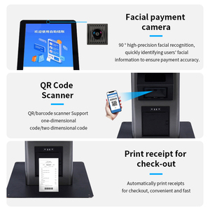 Nhà Hàng kiosk Android multifle Android 12 kiosk thực phẩm tương tác cảm ứng và máy ảnh kiosk - Product Image 3