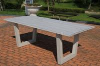 Ensemble de table et de chaises de jardin modernes en rotin et aluminium résistant aux intempéries avec garantie de 2 à 3 ans