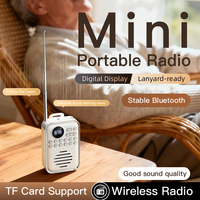 Radio FM portable créative P70 3-en-1 sans fil avec haut-parleur Bluetooth de poche et lecteur de musique MP3 sur carte TF