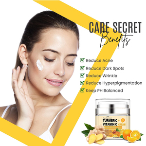 Per Erbicos curcuma vitamina C crema per il viso illuminante idratante idratante nutriente cura della pelle lenitiva - Product Image 5