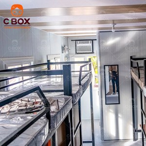 บ้านคอนเทนเนอร์เคลื่อนที่แบบถอดประกอบได้ขนาด 20 ฟุต รุ่น Cbox ปรับแต่งได้ ใช้เป็นสำนักงาน ห้องนั่งเล่นกลางแจ้ง โรงแรม หรือบ้านพักพิงฉุกเฉิน - Product Image 6