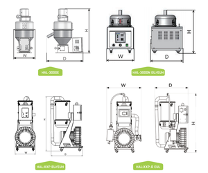 HUARE HAL-300GE 1.1KW dengan mudah menghapus debu cnc vakum mesin injeksi otomatis loader berdiri tipe sendiri muatan otomatis - Product Image 2