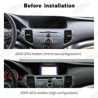 HOLROADX Autoradio Android 12,3 pouces pour Honda Spirior 2009-2014, CarPlay sans fil, navigation GPS, écran tactile, autoradio