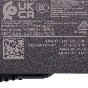 Adaptateur secteur type-c 100W pour Dell Precision 5680, Original, nouveau, 07FTMP LA100PM220 - Product Image 6