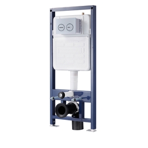 Inodoro de Doble Descarga Suspendido de Pared con Cisterna Empotrada <span class=keywords><strong>Universal</strong></span> y Diseño de Botón, Accesorio de Baño, Tanque de WC - Product Image 3