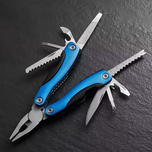 Stainless Steel Hand <b>Tool</b> 13 in 1 Camping <b>Multi</b> <b>Tool</b> <b>Plier</b> Custom Folding Pocket Knife with Safety Lock - Product Image 5