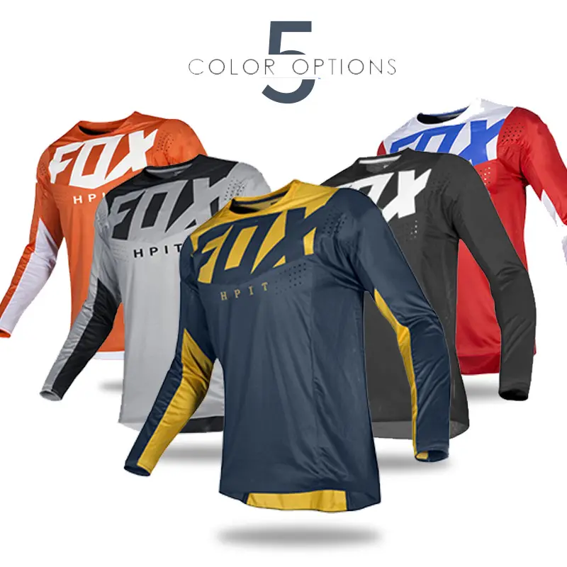 Wholesale Men's Bike Shirts Downhill Jerseys For Men Motocross Sportswear Breathable Anti UV T-shirt