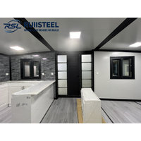Maison en conteneur en bois RUIISTEEL, maison préfabriquée en conteneur, maison en conteneur en matériaux naturels, design moderne