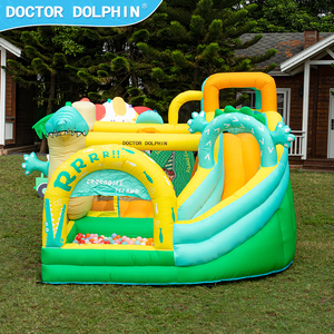 Vente Flash : Château Gonflable pour Enfants <span class=keywords><strong>avec</strong></span> Toboggan, Château de Dessin Animé en Tissu Oxford Pliable <span class=keywords><strong>avec</strong></span> Toboggans, Château Gonflable - Product Image 2