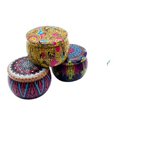 Latas de té personalizadas directas de fábrica, pequeñas, verde, naranja, Pu 'er Rock Tea, lata de lata <span class=keywords><strong>General</strong></span>, lata de vela con caja de tapa - Product Image 5
