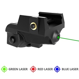 Mirino Laser Tattico LUGER Subcompatto Ricaricabile in Lega di Alluminio con Laser Verde e Blu da 20mm per Caccia all'Aperto - Product Image 2