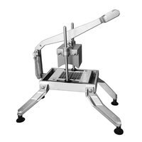 RVS professionele groentesnijder 1/4 inch 3/16 inch verstelbare handmatige ui komkommer citroen snijder keuken fruit snijmachine