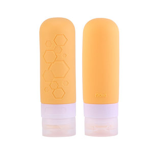 4pcs Silicone có thể ép chai dầu gội 90ml leakproof Lotion container rỗng mặt du lịch đồ dùng cá nhân chai - Product Image 3