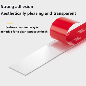 Discos de doble cara transparentes VHB <span class=keywords><strong>4910</strong></span> de 1.0 mm x 3 m personalizados, cinta de doble cara VHB de 3 m de 55 mm para cinta troquelada <span class=keywords><strong>3M</strong></span> <span class=keywords><strong>4910</strong></span> - Product Image 4