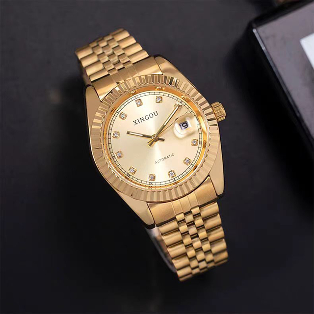 OEM Your Brand Watch Design Customization Mens Date Automatic Just Mechanical Watch