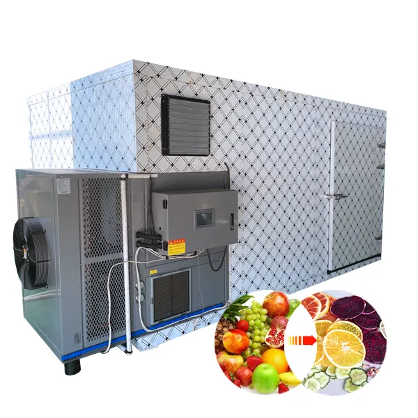 Fruit and vegetable hot air dehydrator banana drying machine heat pump dryer machine