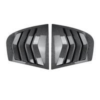 Garniture de séparateur de becquet de fenêtre latérale Triangle arrière Persienne Stores de fenêtre Modification extérieure de voiture pour BMW Série 3 E90 320i 330i M3