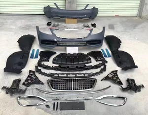 Pare-chocs de voiture Kit de carrosserie pour <span class=keywords><strong>Mercedes</strong></span> W206 <span class=keywords><strong>Classe</strong></span> C Upgrade C63 Style Pare-chocs avant Pare-chocs arrière - Product Image 2