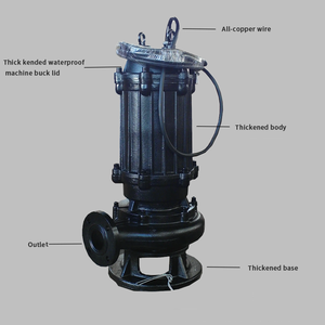 <span class=keywords><strong>Pompe</strong></span> submersible pour eaux usées DINGAO, série WQ, 8-1300m³/h, 3 pouces, en fer chromé haute pression, avec interrupteur à flotteur - Product Image 4