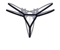 LOVE.A String sexy en nylon à taille basse, méthode de tissage tricotée, pour filles d'école, culotte de taille basse, fabrication ODM.