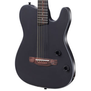 Système de guitare <span class=keywords><strong>DK6</strong></span> 6 cordes 22 frettes électrique avec micro piézo, corps en acajou, touche en palissandre, accastillage en os, noir mat - Product Image 5