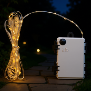 Led <b>String</b> <b>Light</b> 260 Inch Soft Warm White 2700K IP44 <b>Outdoor</b> Landscape Lighting Plastic Body AC 110V - Product Image 2