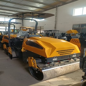 <span class=keywords><strong>Rodillo</strong></span> Compactador de 3 Toneladas de Marca China, 3000 kg, Motor Diésel de 28 kW, Doble Tambor con Accionamiento Hidráulico para Asfalto - Product Image 2