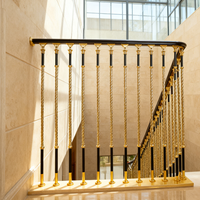 Balustrade en alliage d'aluminium de haute qualité, style populaire, pour la décoration intérieure, escalier, garde-corps pour villa, appartement, balcon, intérieur