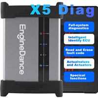 Herramienta de Diagnóstico 2 en 1 Engine Dance con Caja X5, Configuración Completa, Programación de ECU EngineDance X5, Diagnóstico de Camiones