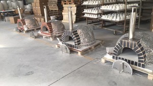 Four à pizza industriel italien multifonctionnel au bois, autoportant, extérieur, en céramique, avec contrôle numérique de la température, pour usage domestique - Product Image 5