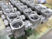 Corps de vanne et pales de turbine en acier inoxydable 304/316 usinés CNC, certifiés ISO9001, par procédé de moulage à cire perdue et de précision, OEM Chine