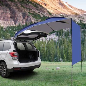 Woqi Waterproof Auto <strong>Canopy</strong> Camper Trailer Tent <strong>Roof</strong> Top for SUV Minivan Hatchback Camping Outdoor Travel 5-6 Persons - Product Image 6