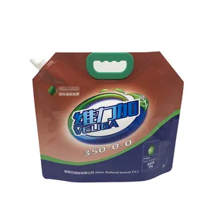 500 ml 1l 1,5l 2,5l standbeutel für flüssigreinigungsmittel kundenspezifisches freies design wäsche-reinigungsmittelbeutel sprühbeutel mit düse