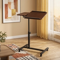 Bureau réglable en hauteur de qualité supérieure, table de chevet mobile, pliage et réglage en hauteur faciles, bureau de lit, bureau de canapé, bureau paresseux