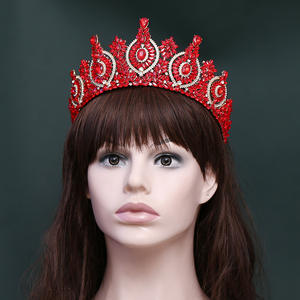 มงกุฎดอกไม้ประดับคริสตัลสไตล์บาโรก  วัสดุโลหะผสม  สำหรับเจ้าสาว  หรูหรา  ชุบเงิน/ทอง  สำหรับงานแต่งงาน  งานพรอม  หรือประกวดนางงามโลก - Product Image 4