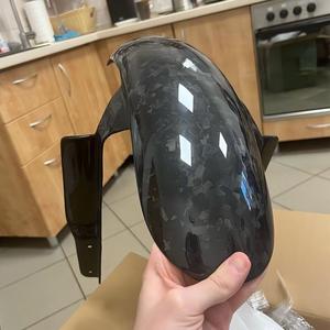 Compatible avec les modèles Harley-Davidson <span class=keywords><strong>Lowrider</strong></span> S et Breakthrough 117, garde-boue avant en fibre de carbone modifié - Product Image 5